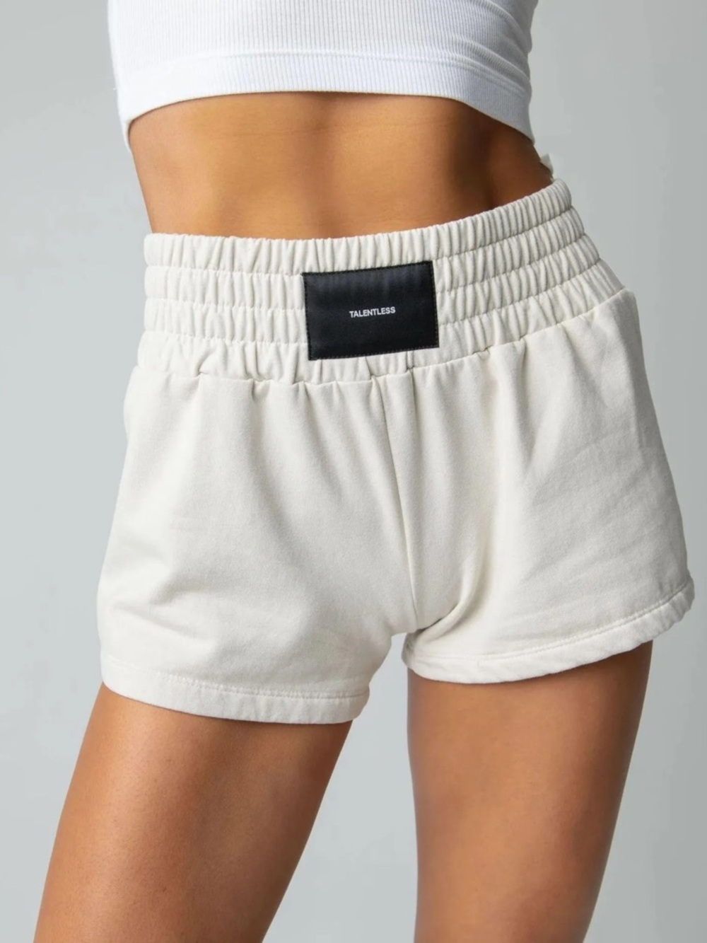 Talentless BOXING SHORTS in Bone White / Small S NEW WITH TAGS NWT